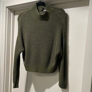 H&M Olive Green Turtleneck Sweater